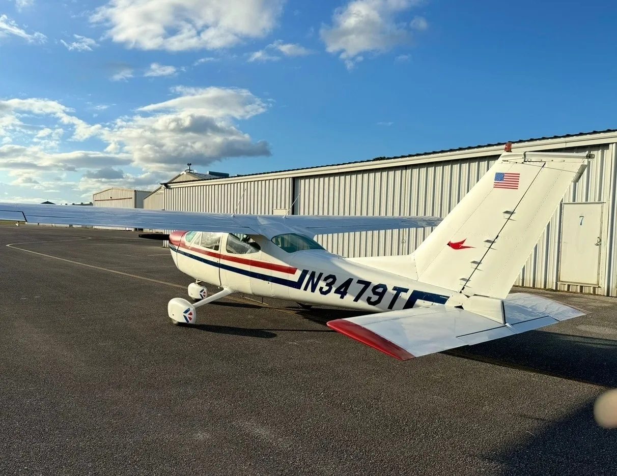 Exterior view of a 1968 Cessna 177 "Cardinal", N3479T.