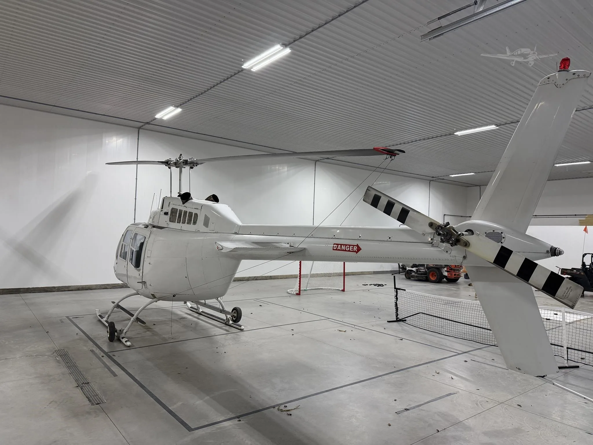 Exterior view of a 1981 BELL 206B, C-FNIF.