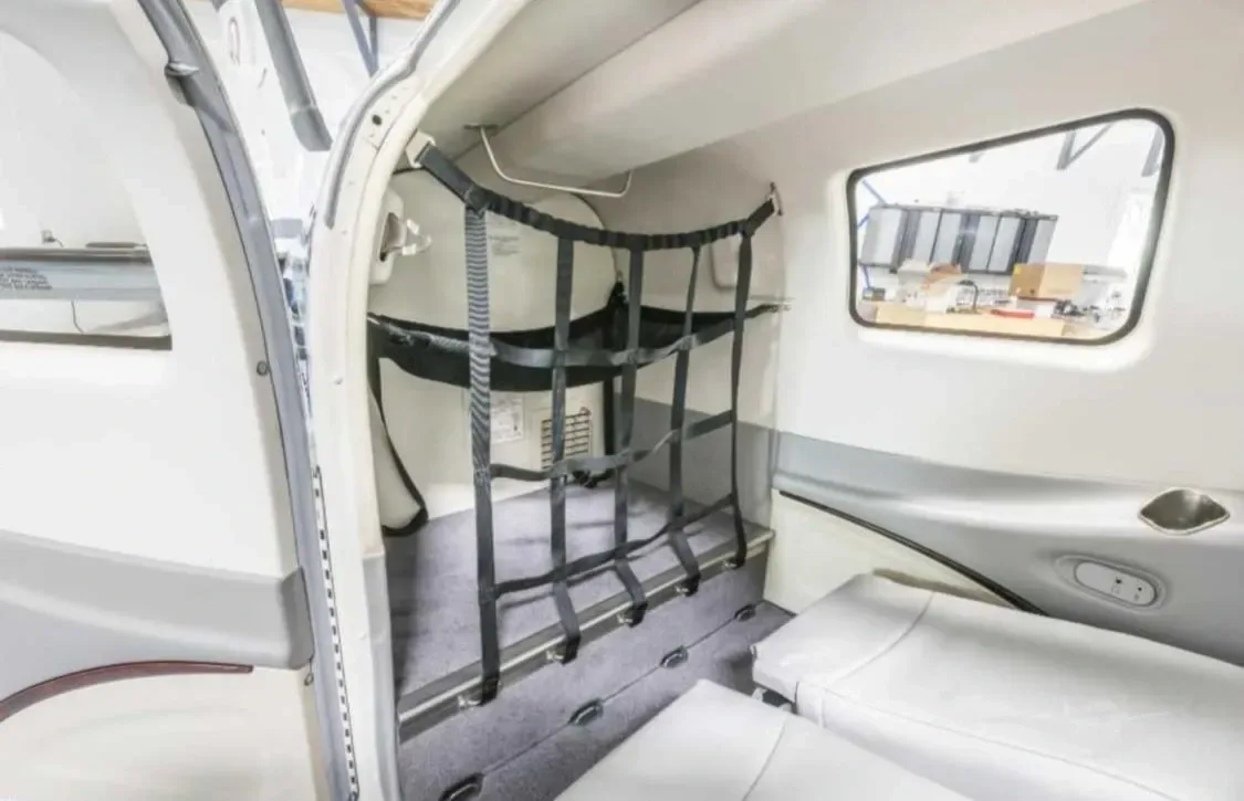 Cabin interior of a 2016 Beechcraft Baron G58 SN.