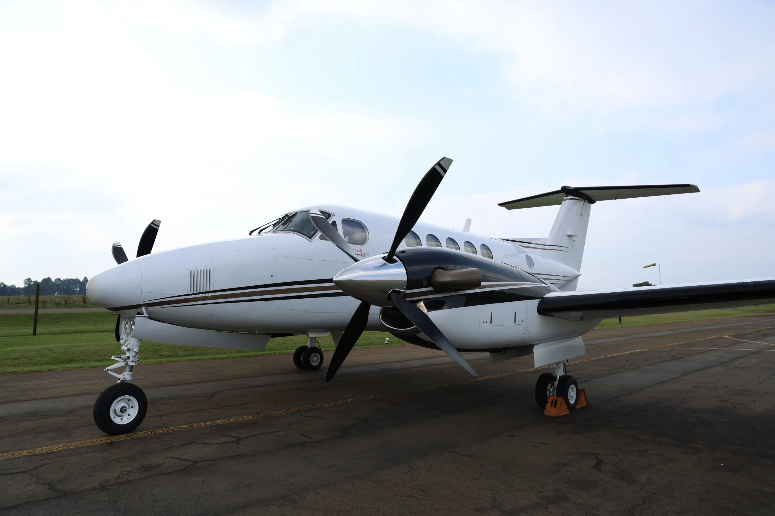 Exterior view of a 2011 Beechcraft King Air 250.