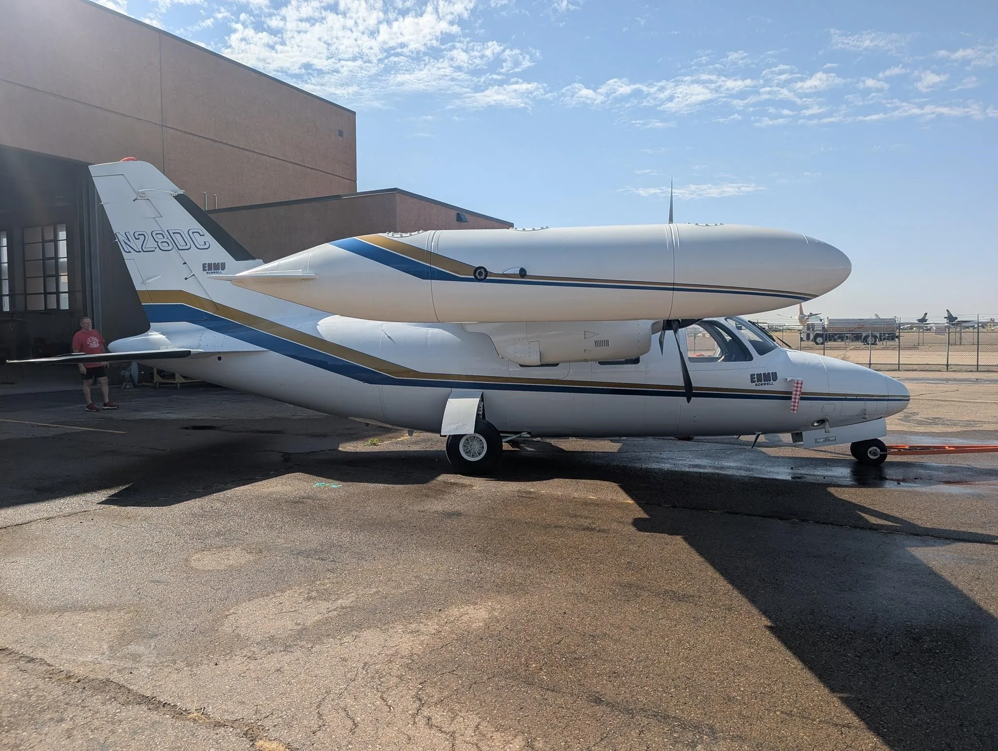 Exterior view of a 1970 MITSUBISHI MU 2B.