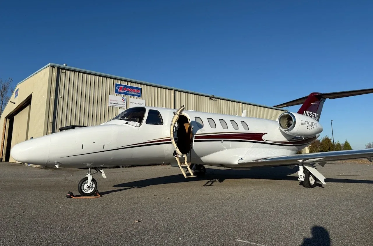 Exterior view of a 2005 Cessna Citation CJ2+.
