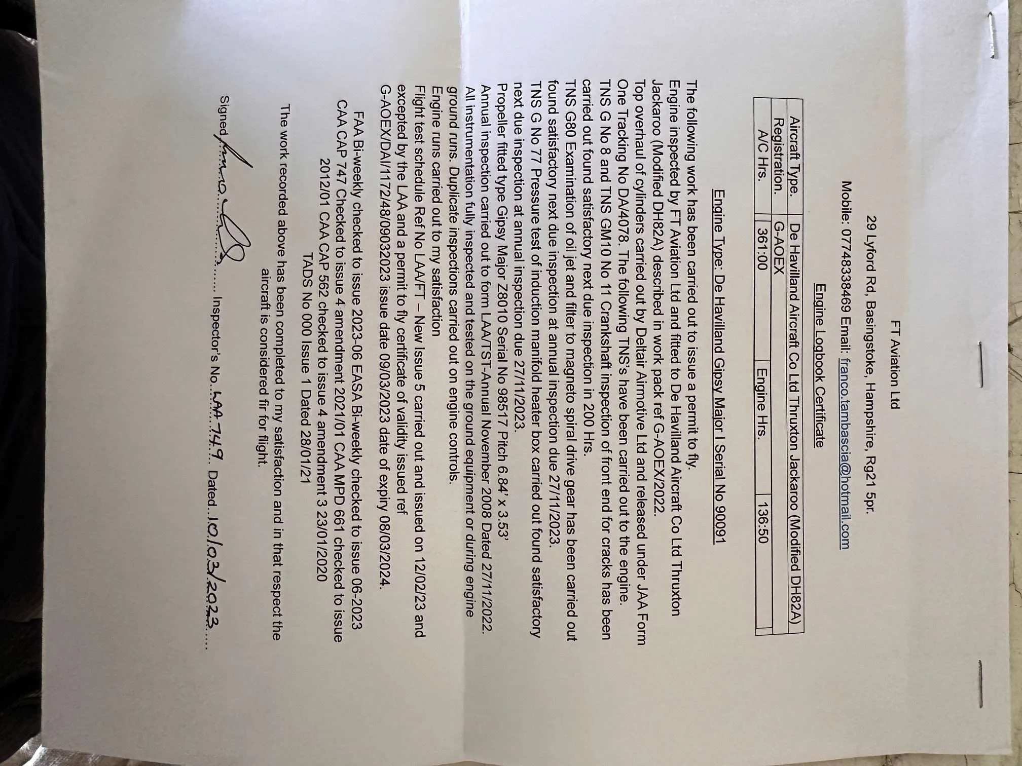 Document or specification page.