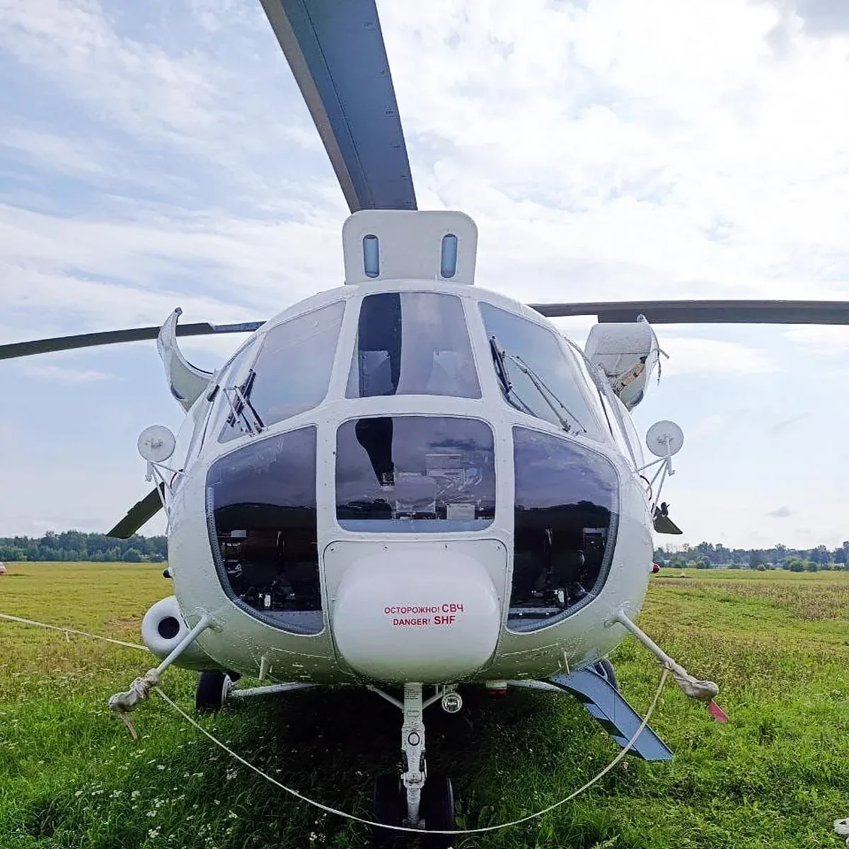 Exterior view of a 2011 Mil 8amt vip passenger.