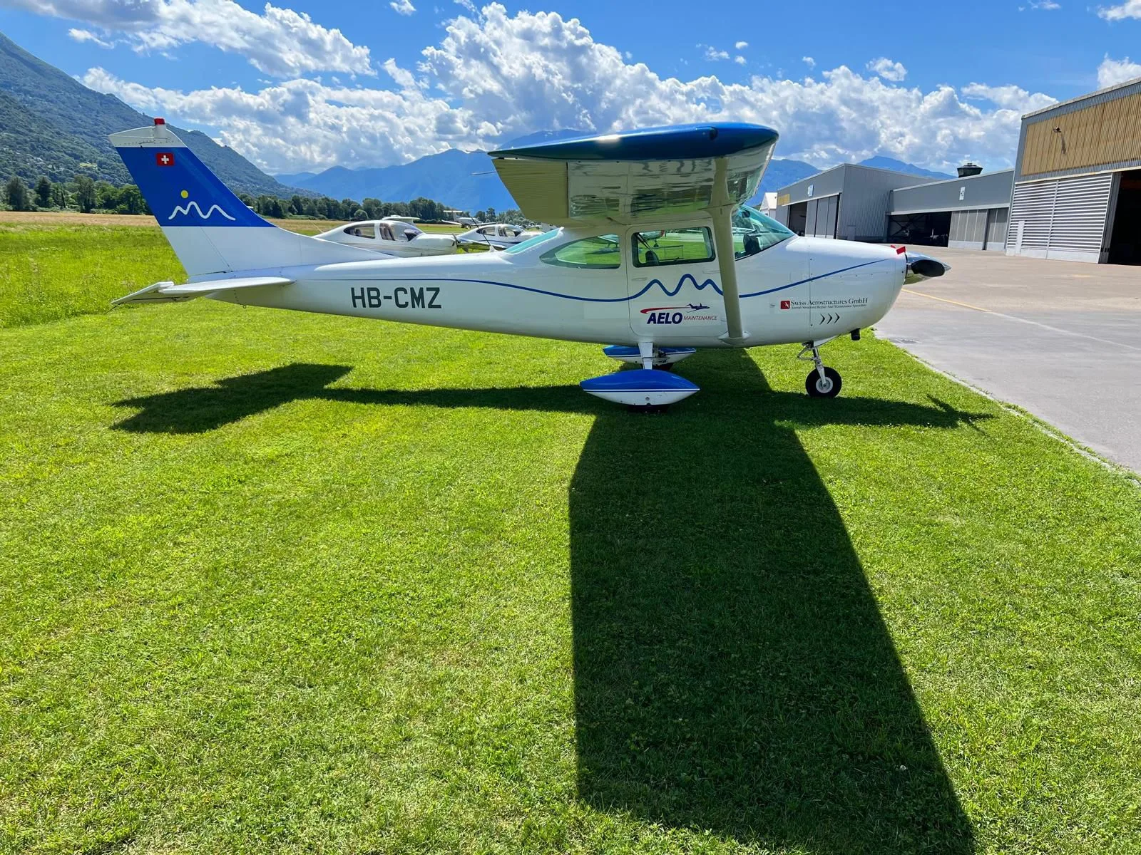Exterior view of a 1965 Cessna 182H Skylane.