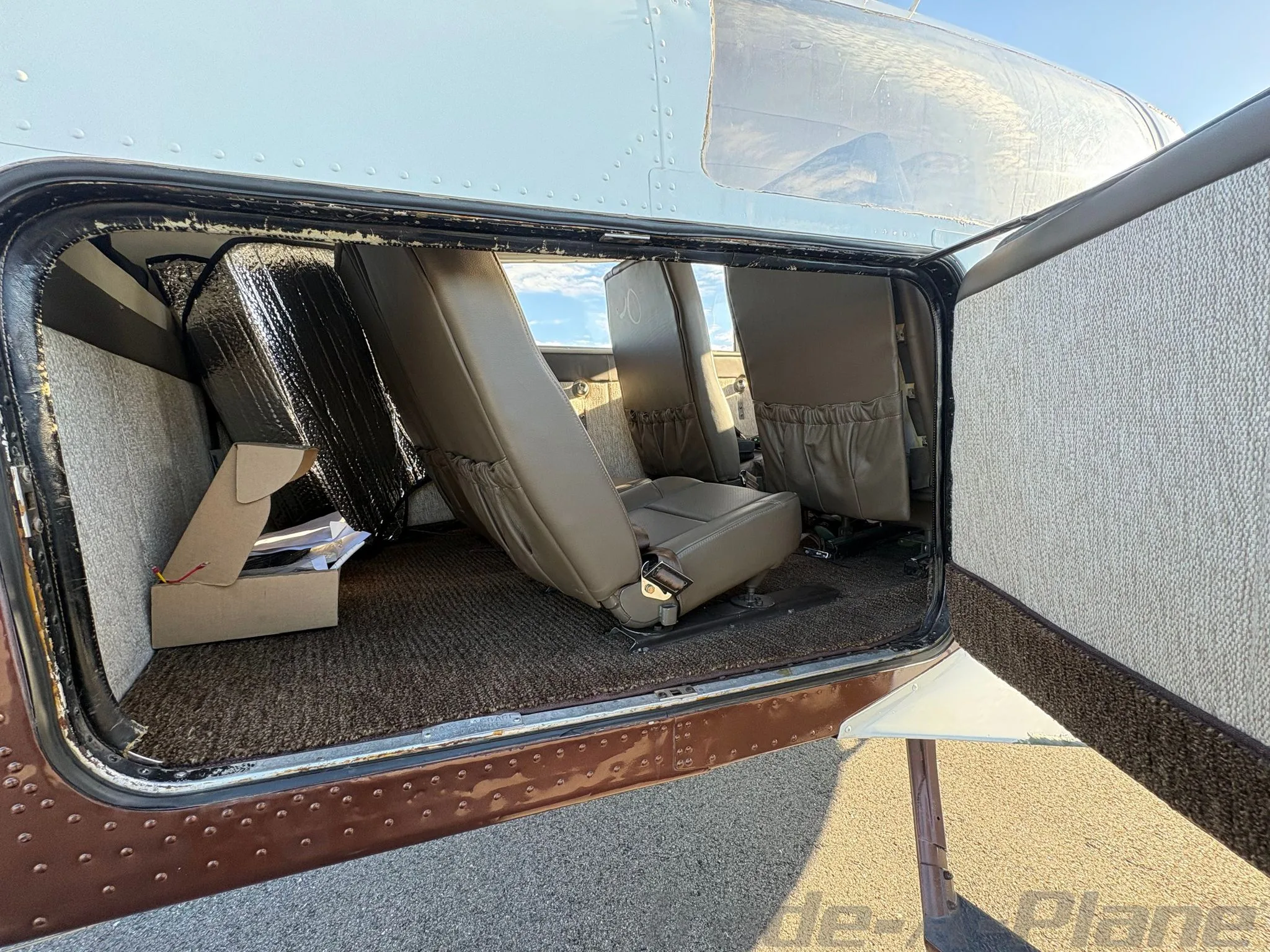 Cabin interior of a 1969 CESSNA 310P.