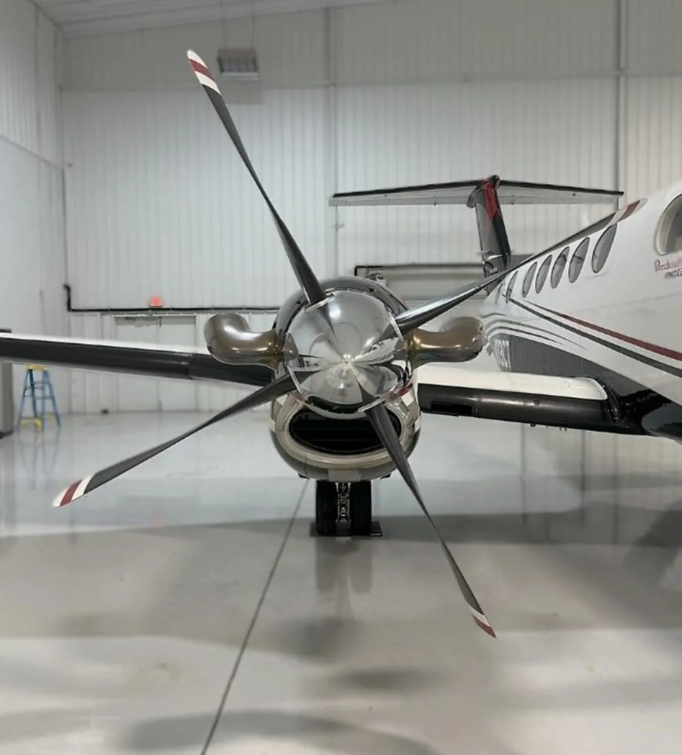 Marketing image of a Beechcraft King Air 200.