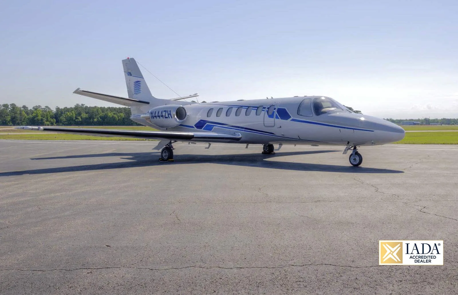 Exterior view of a 1997 Cessna CITATION ULTRA | Leviate Air Group.