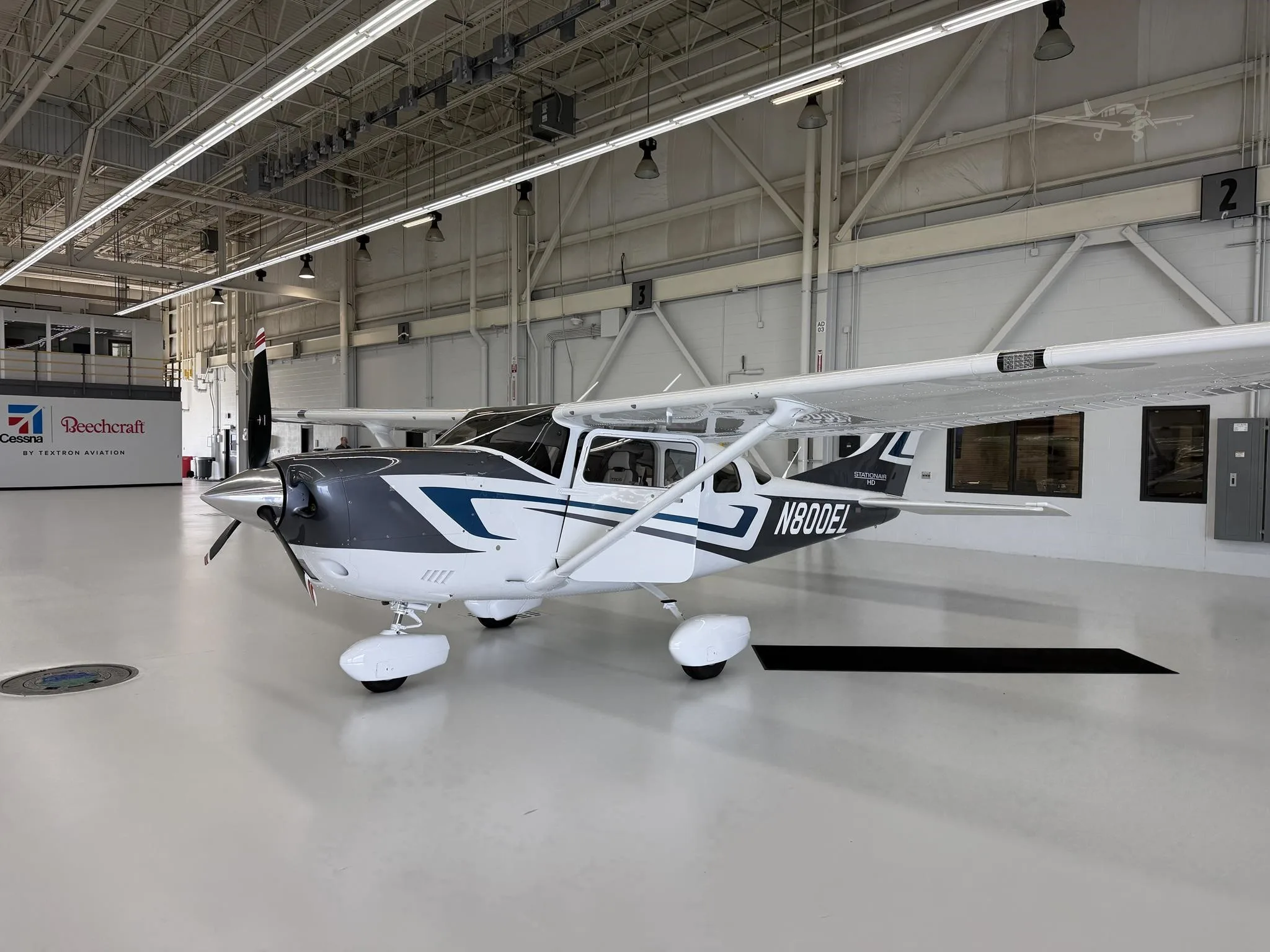 Exterior view of a 2026 CESSNA TURBO 206H STATIONAIR HD, N800EL.