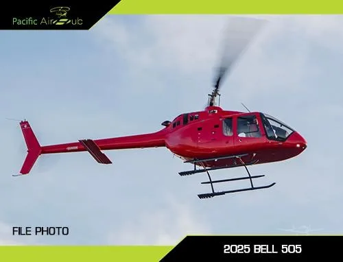 Marketing image of a 2025 BELL 505 JET RANGER X.