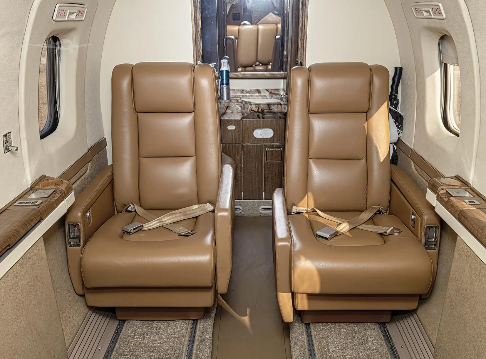Cabin interior of a 1989 ASTRA/GULFSTREAM ASTRA SP.