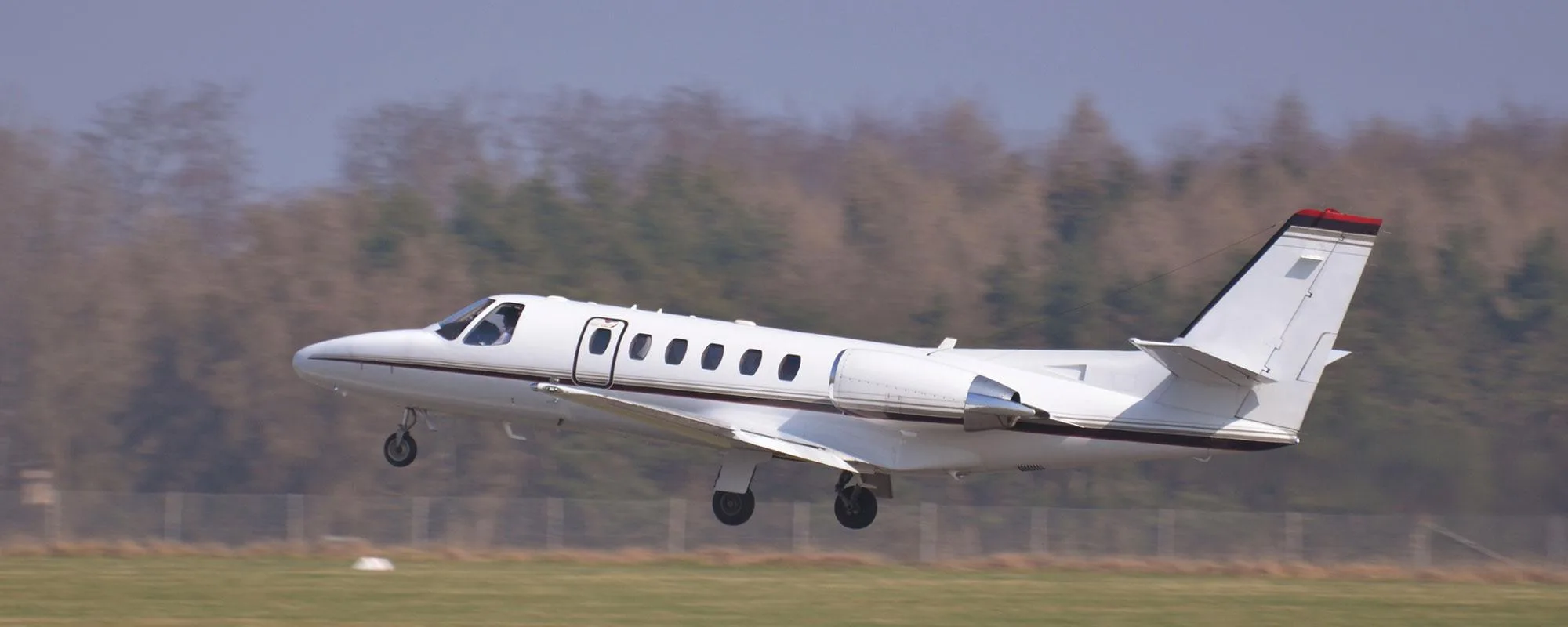 Exterior view of a 1996 Cessna Citation Bravo.