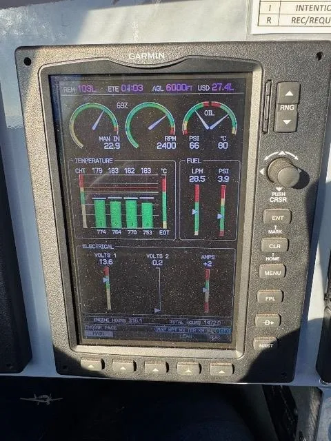 Avionics suite of a 1988 GLASAIR SH-2R.