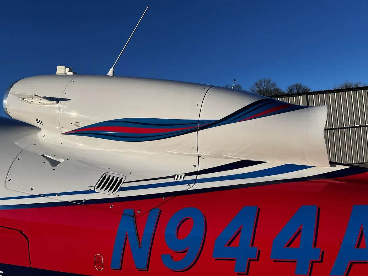 Cockpit and instrument panel of a 2019 Cirrus Vision SF50 G2 SN 0102.