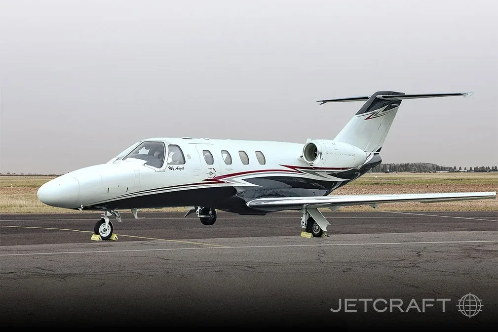 Exterior view of a 2014 Cessna Citation M2.