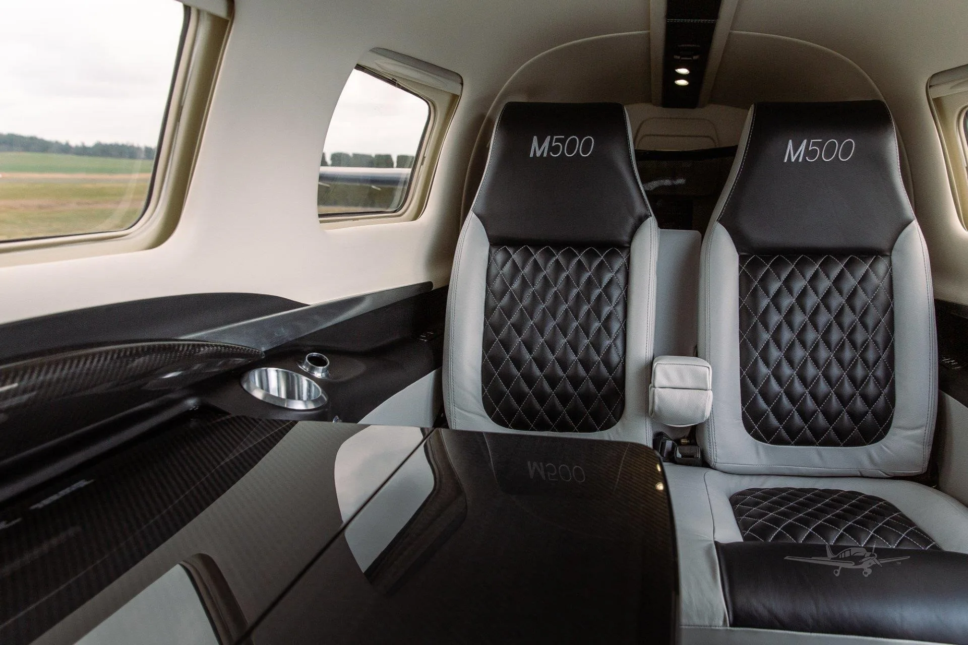 Cabin interior of a 2025 PIPER M500.