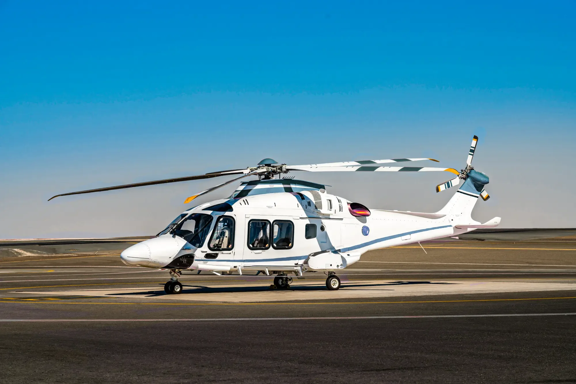 Exterior view of a 2018 Agusta AW169.