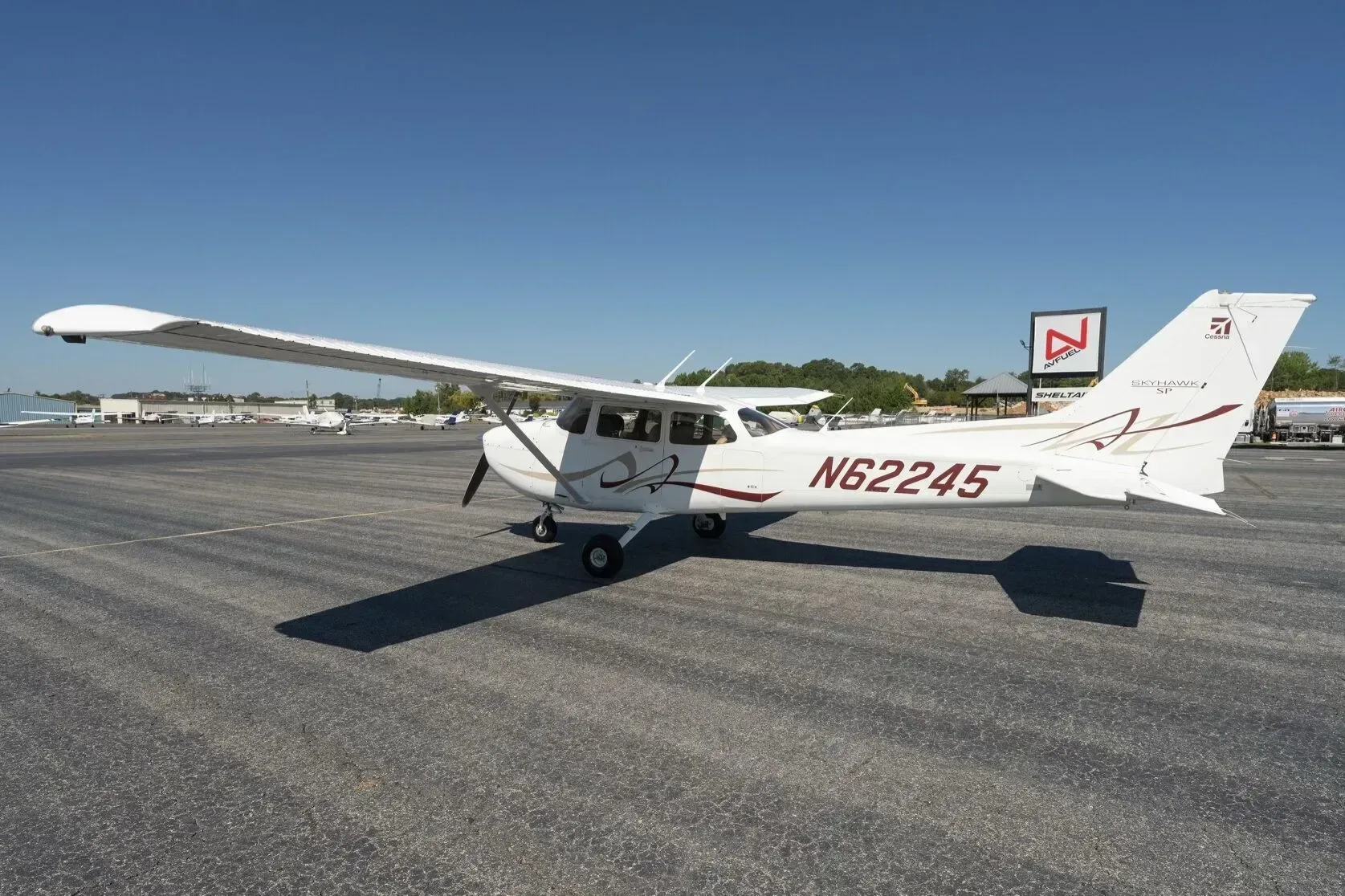 Exterior view of a 2008 Cessna.