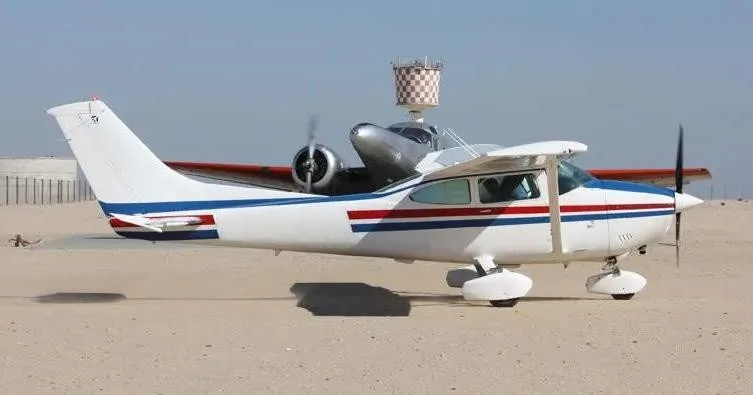 Exterior view of a 1980 Cessna 182Q.