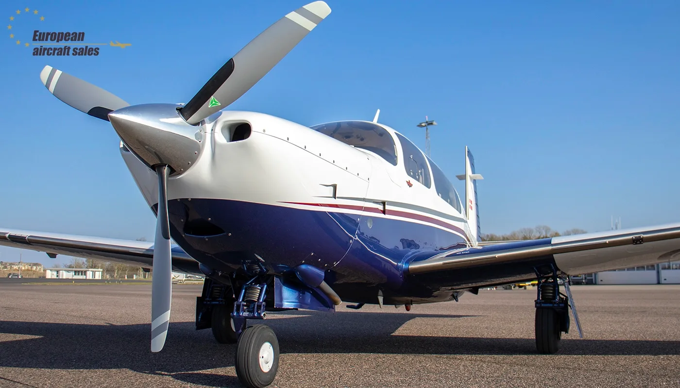 Exterior view of a 1966 Mooney M20C, 29-0485.