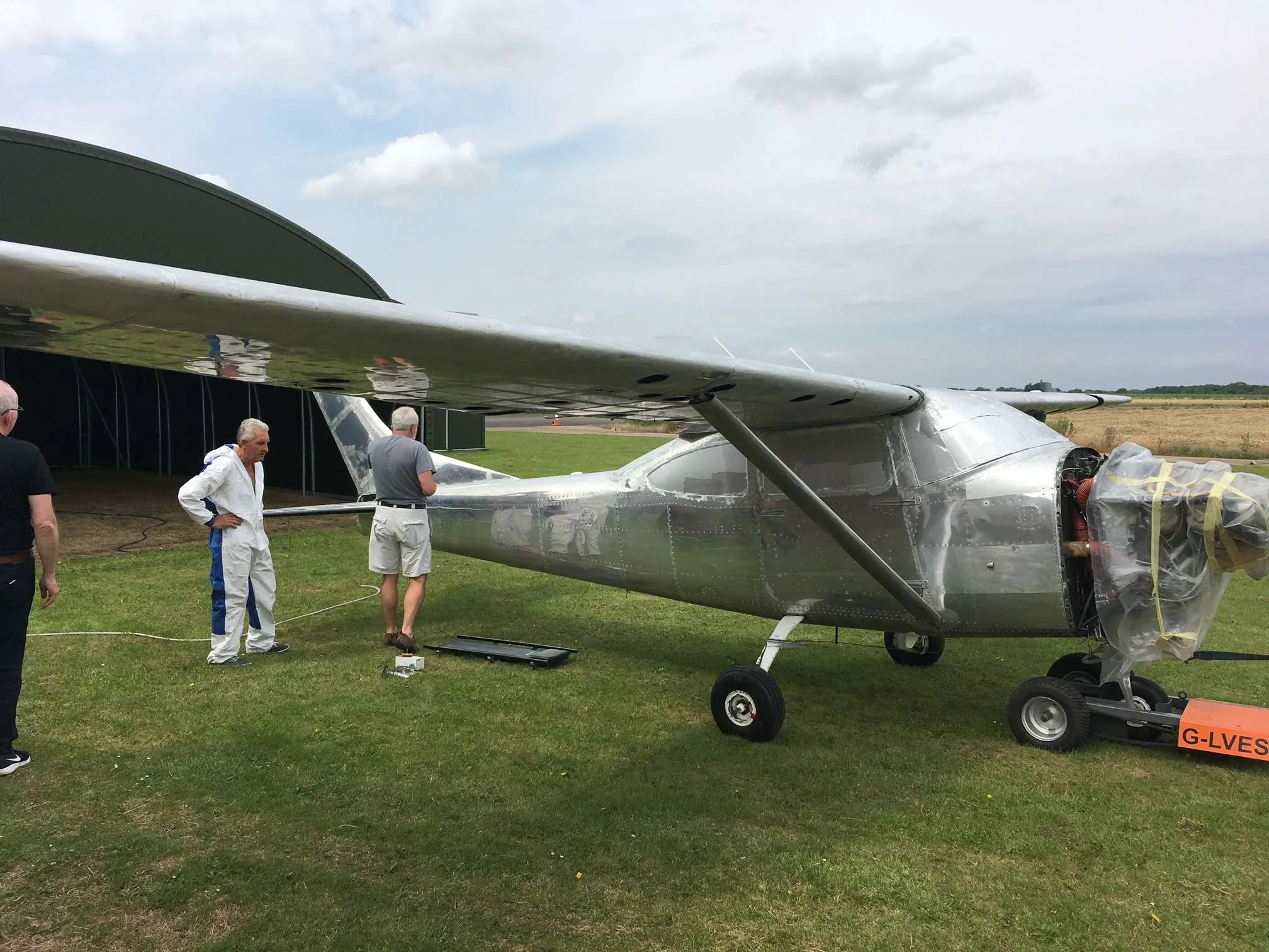 Exterior view of a 1966 Cessna C182 J Skylane.