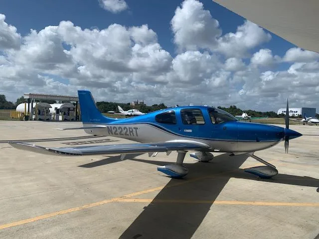 Exterior view of a 2008 Bombardier #, G-KSFR.