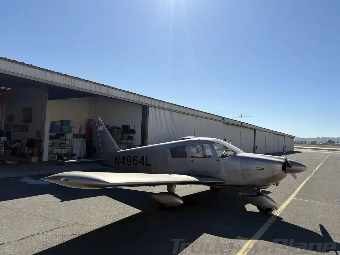 Exterior view of a 1967 Piper PA-28-180 Cherokee.