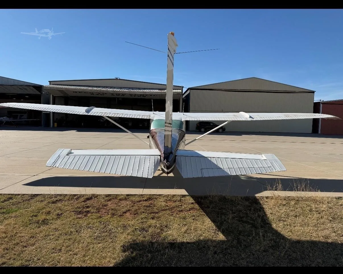 Exterior view of a 1967 CESSNA 182 SKYLANE, N70657.