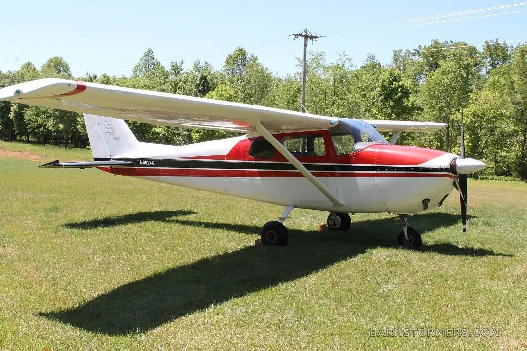 Exterior view of a 1961 Cessna 172B.