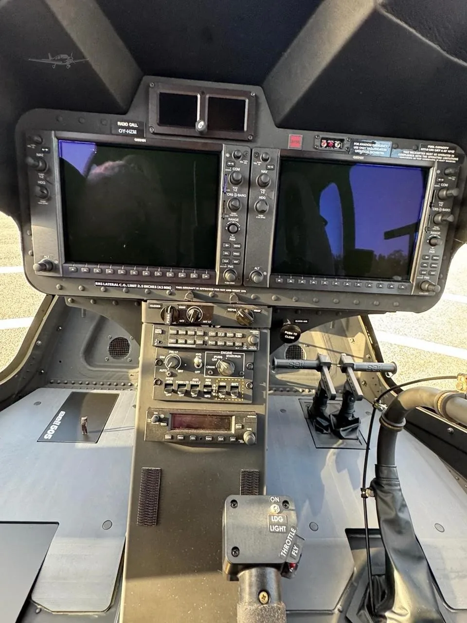 Avionics suite of a 2018 BELL 505 JET RANGER X.