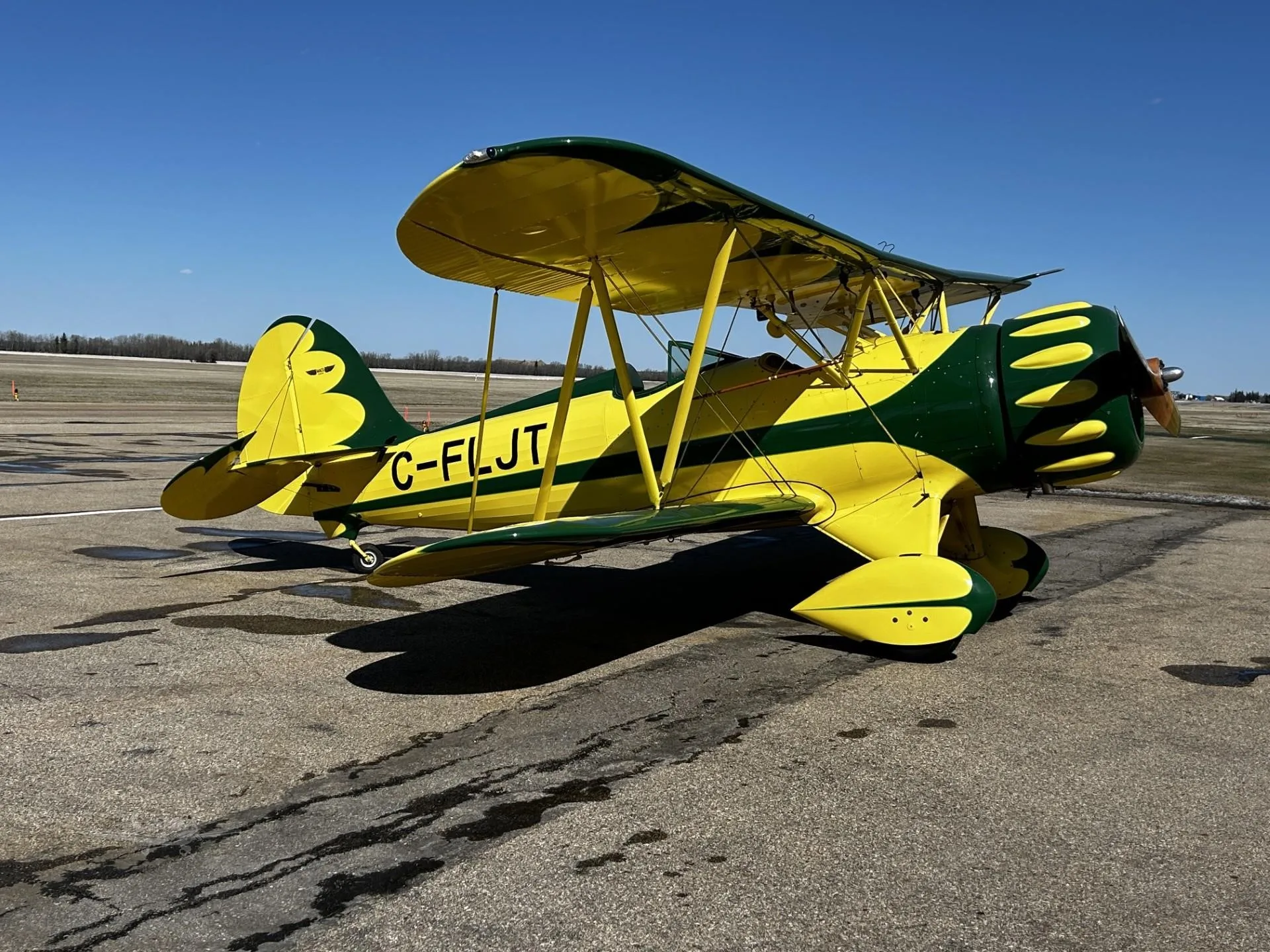 Marketing image of a 2000 WACO YMF-5C.