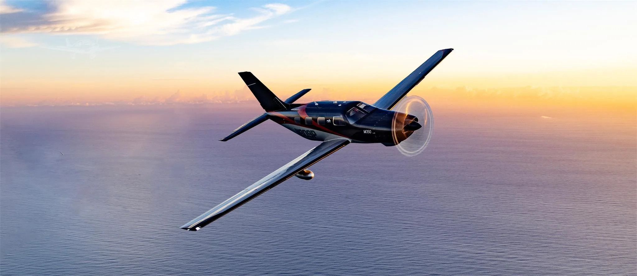 Marketing image of a 2026 PIPER M350.