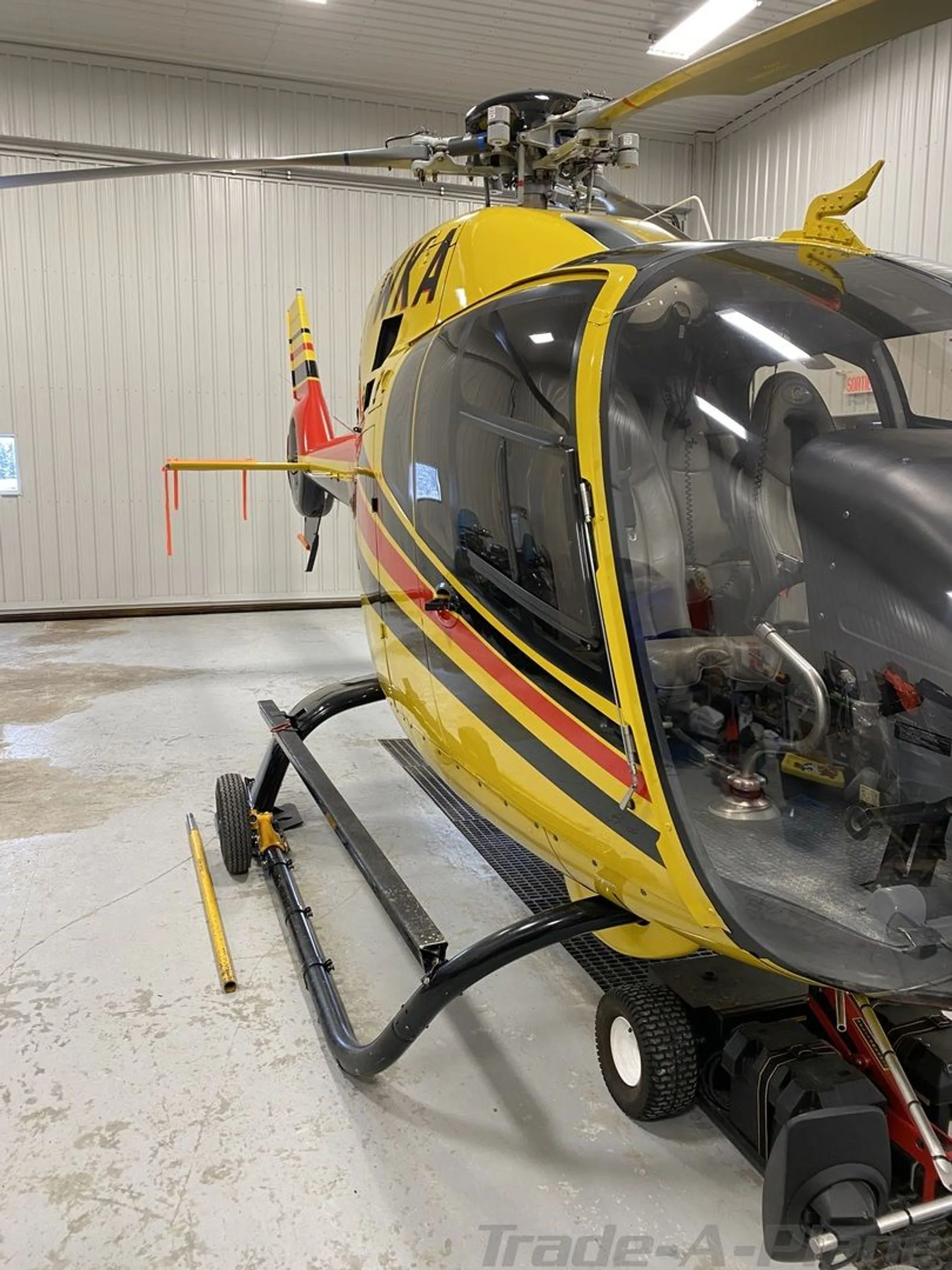 Exterior view of a 2007 EUROCOPTER EC 120B, C-FWKA.