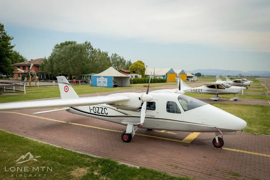 Exterior view of a 2017 Tecnam.
