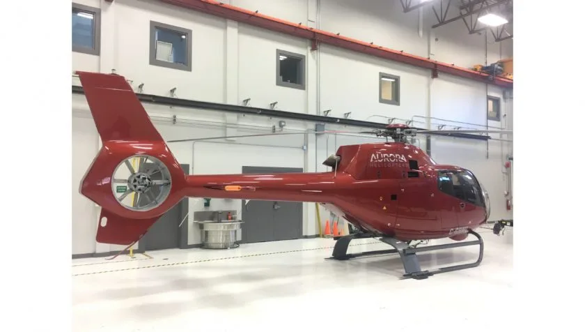 Exterior view of a 2008 Eurocopter EC120B 1534, C-GRML.