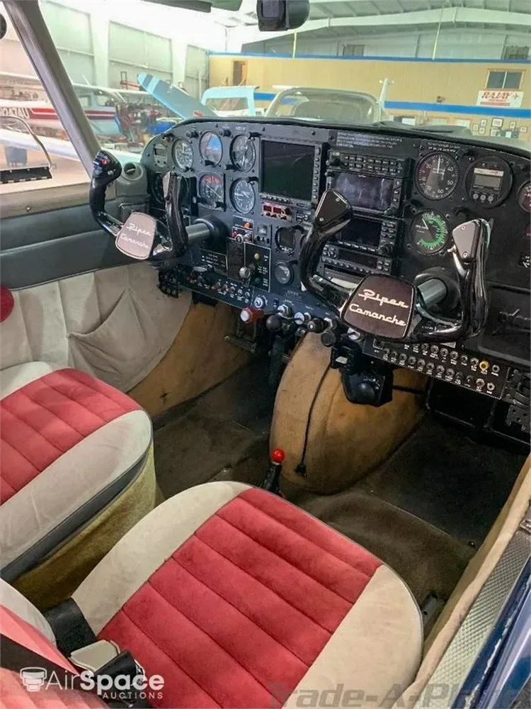 Cockpit and instrument panel of a 1965 Comanche PA-24-400 SN:.