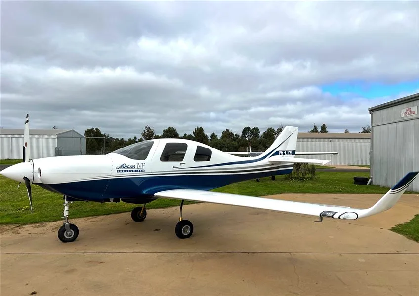 Exterior view of a 2018 Lancair IV P.