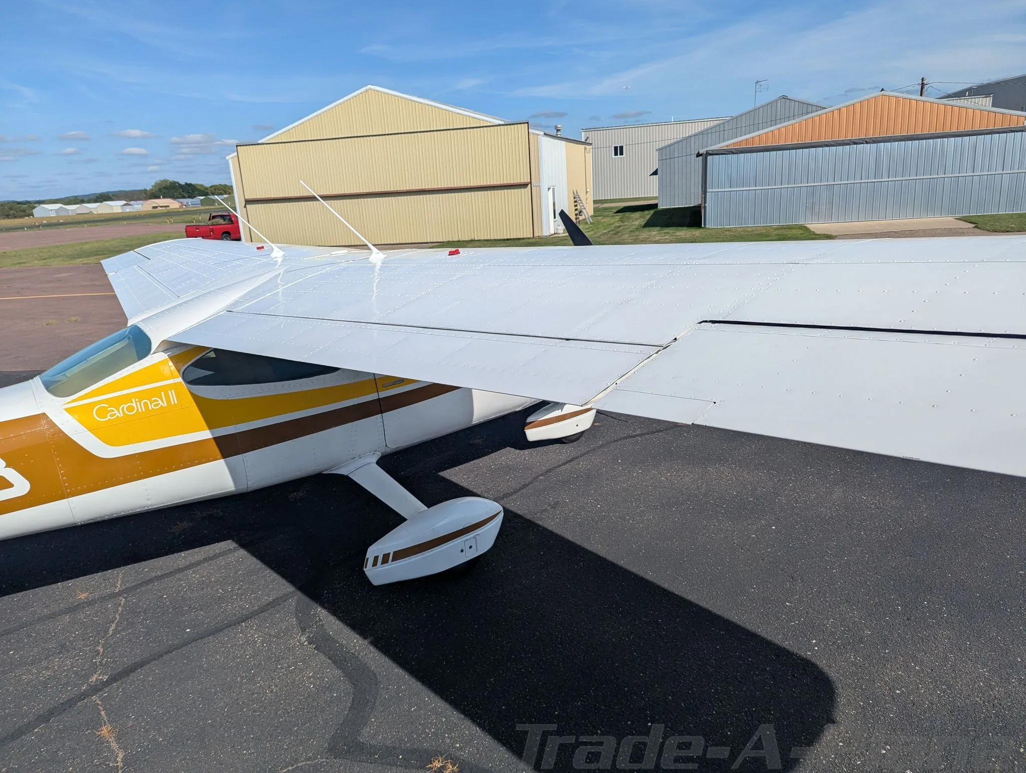 Exterior view of a 1976 CESSNA 177B, N11608.