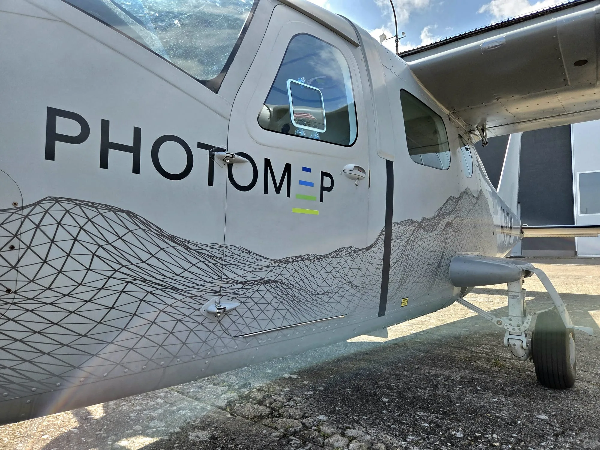 Exterior view of a 2010 Tecnam P-2006T Aerial Survey.