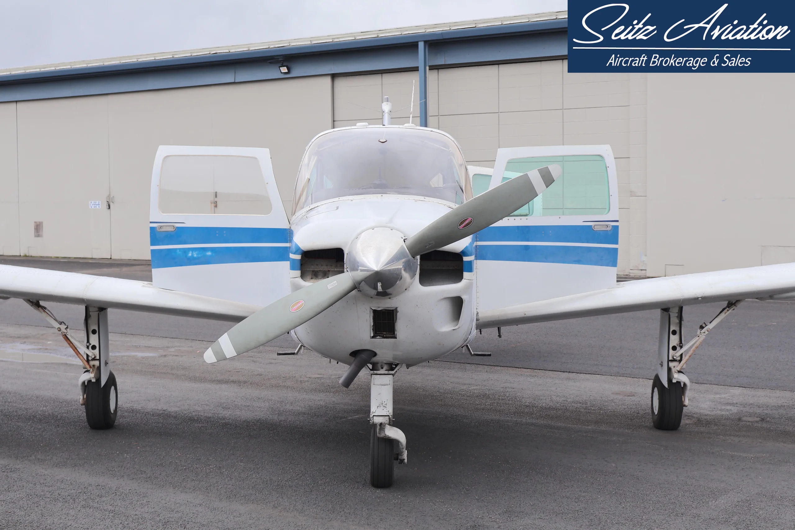 Exterior view of a 1977 Beechcraft 24R Super/Sierra.