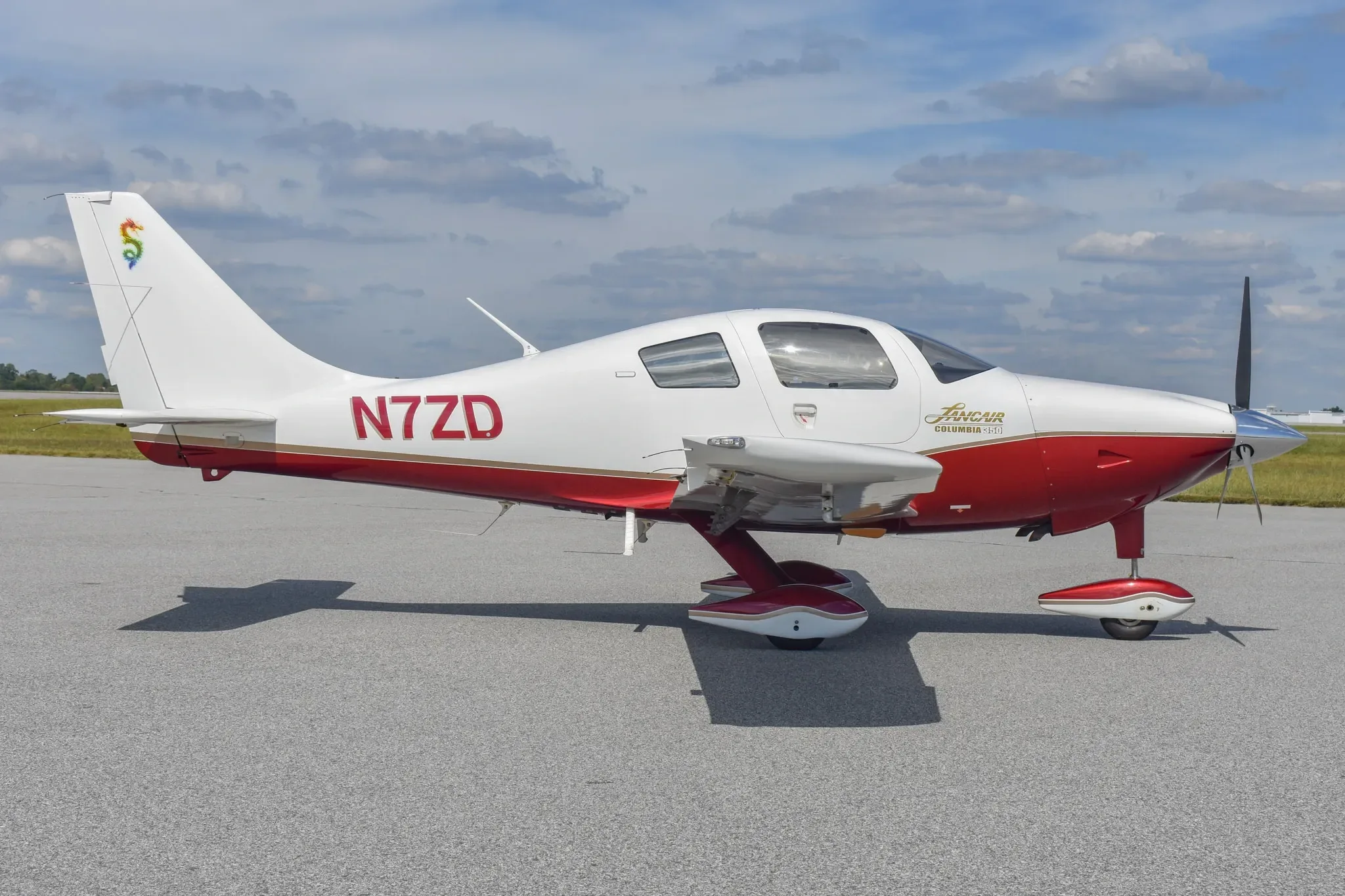 Exterior view of a 2005 Columbia, N7ZD.