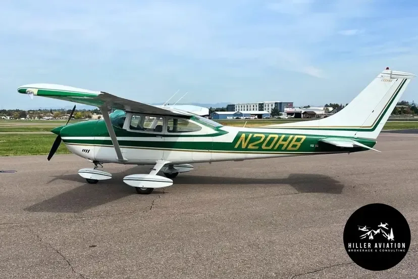 Exterior view of a 1968 Cessna 182L Skylane.