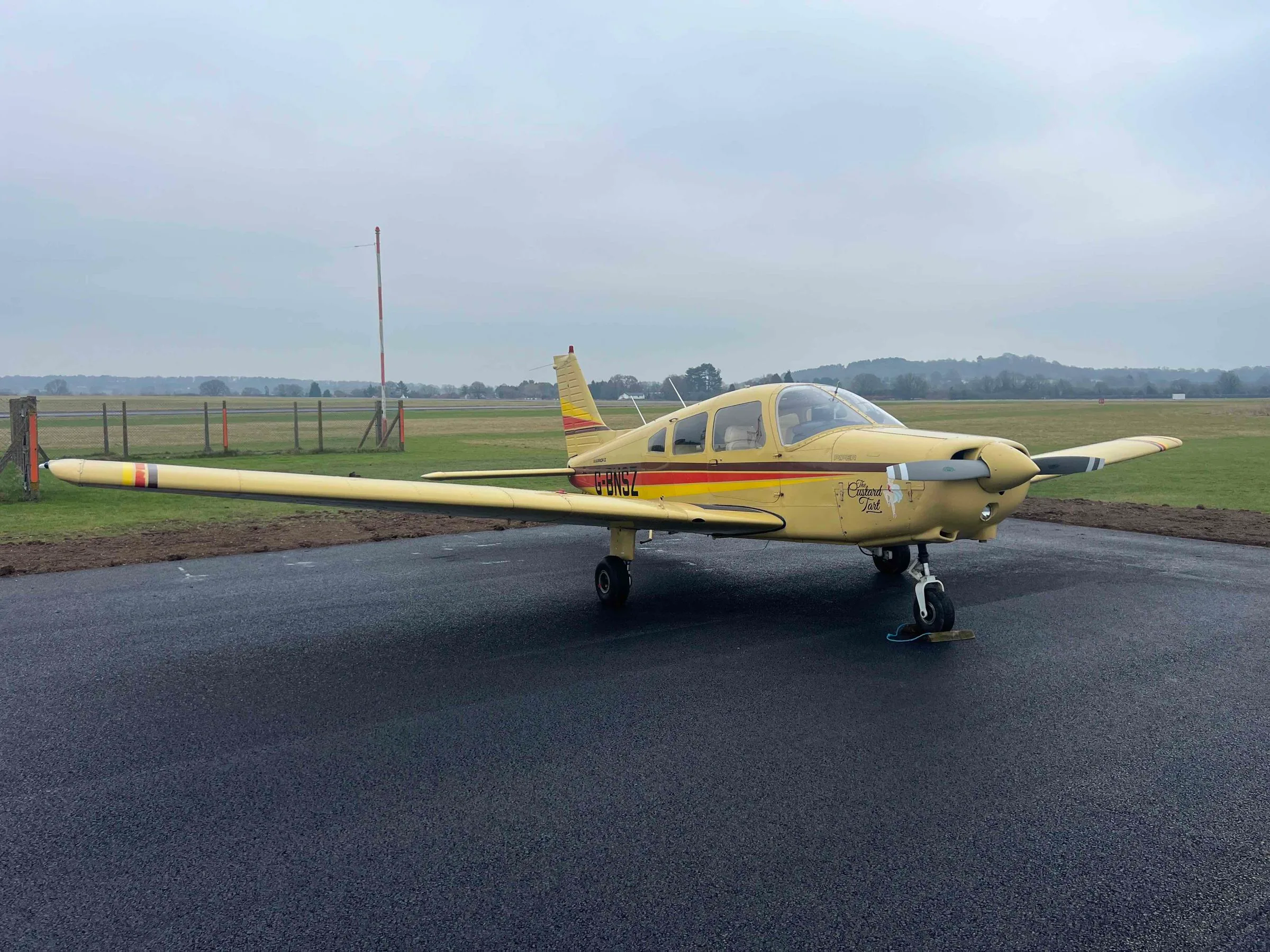Exterior view of a 1981 Piper PA-28-161 Warrior II.