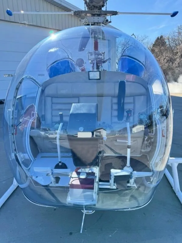 Avionics suite of a 1968 BELL 47G-3B-1.
