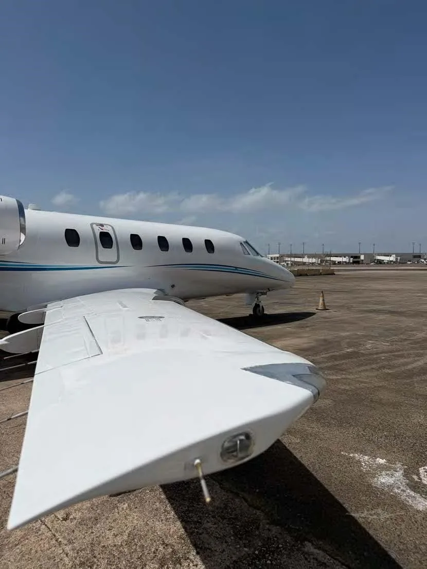 Exterior view of a 1987 CESSNA CITATION III, N650AH.