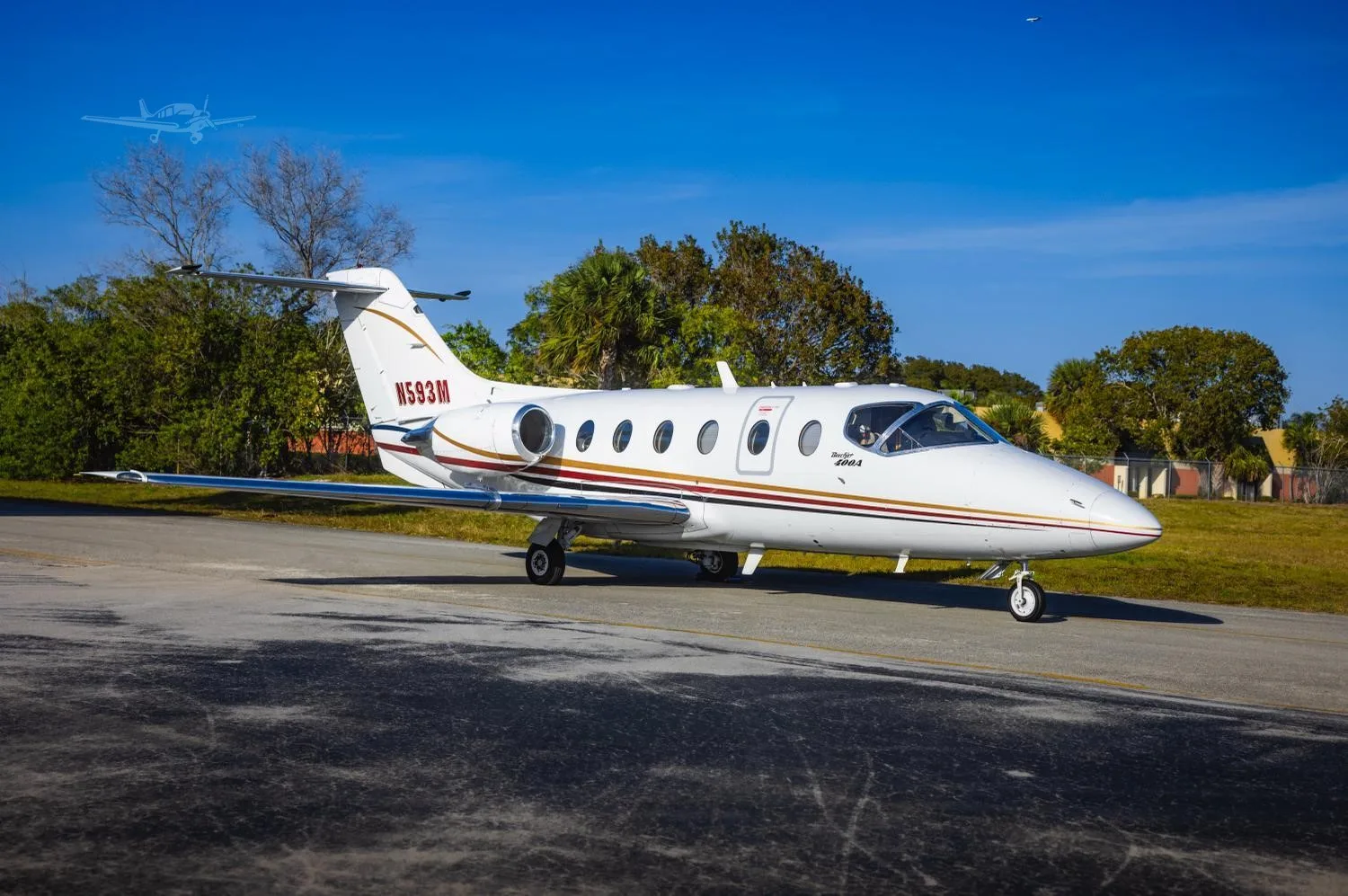 Exterior view of a 1992 BEECHCRAFT BEECHJET 400A.