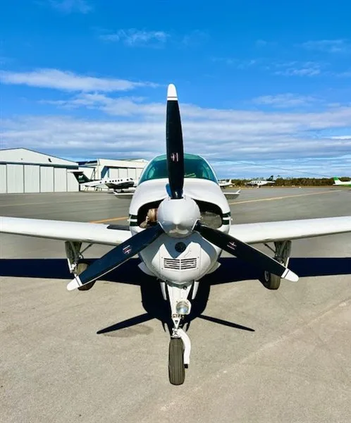 Exterior view of a 1979 Beechcraft A36, VH-WBP.