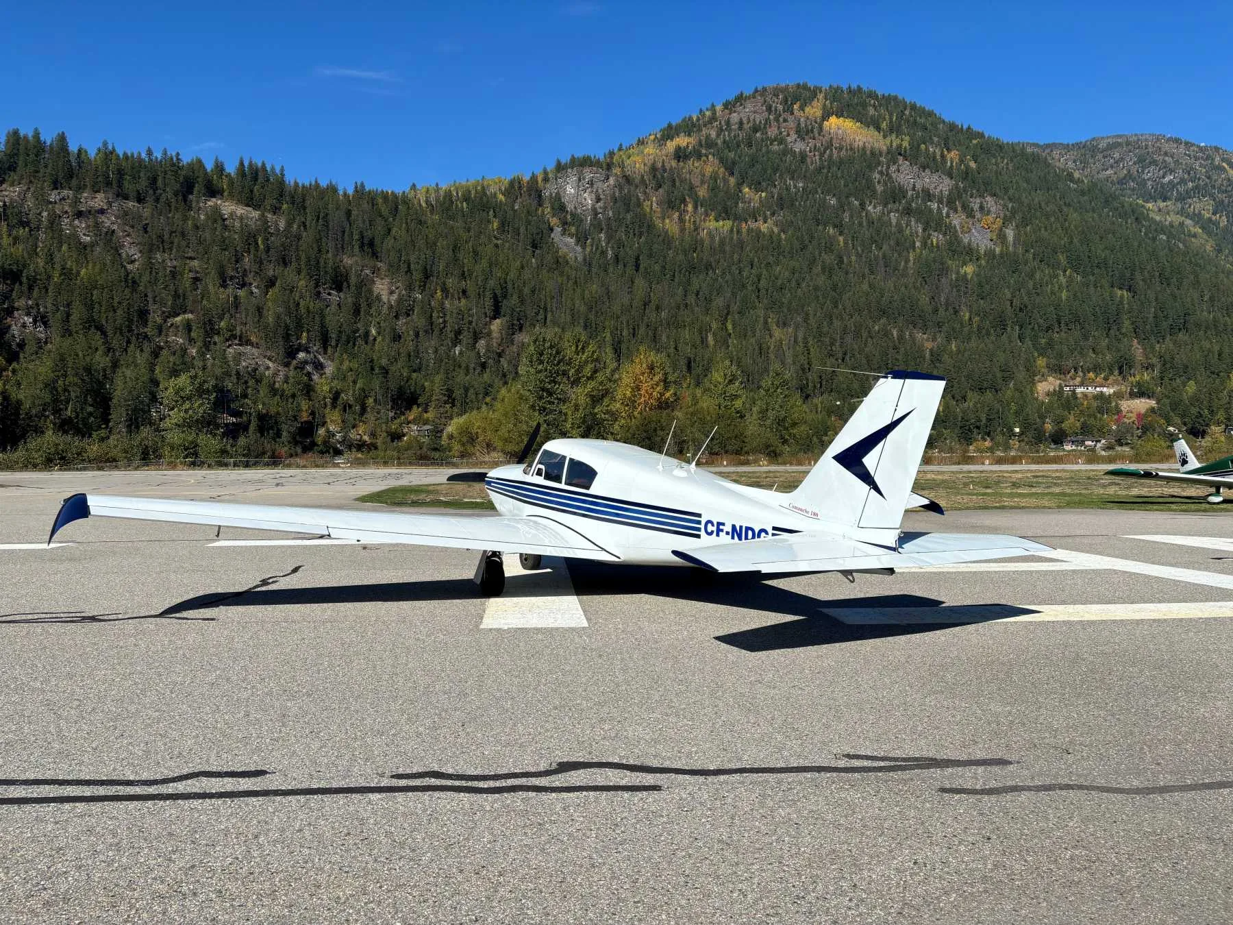 Exterior view of a 1968 Piper Navajo.