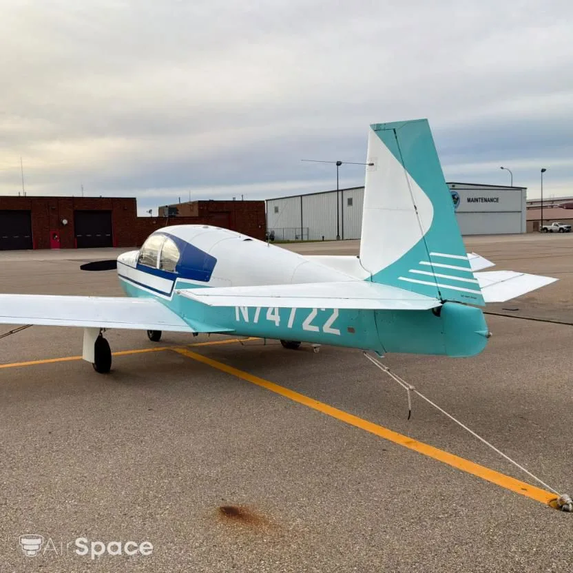 Exterior view of a 1961 Mooney M20B Mark 21.