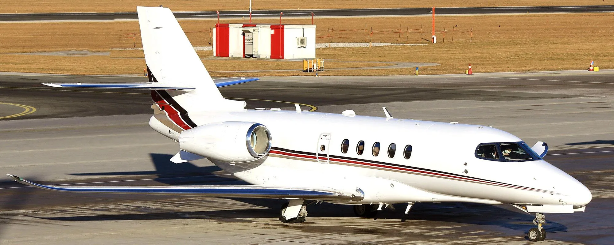 Exterior view of a 2014 Cessna Citation Latitude.